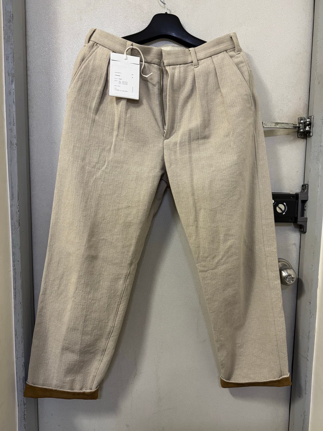 [M] niceness 나이스네스 thierry pants 카키 상품이미지9