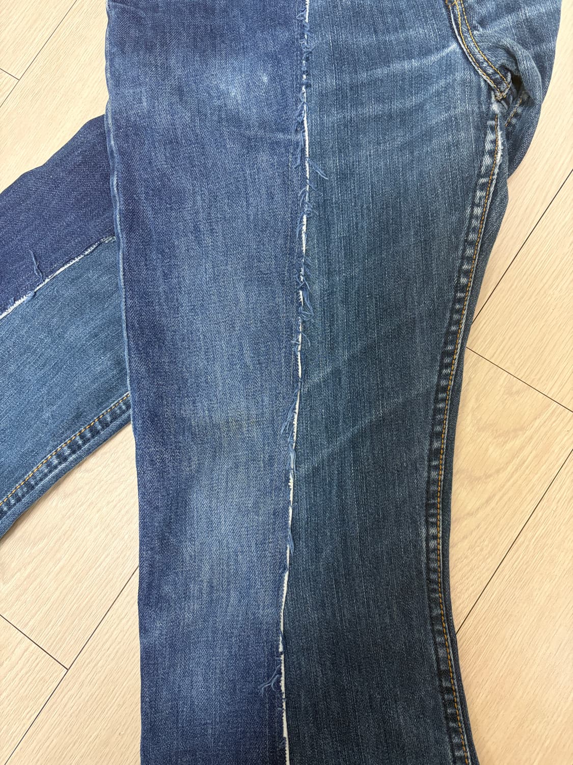 올드파크 플레어 데님팬츠 m 상품이미지6