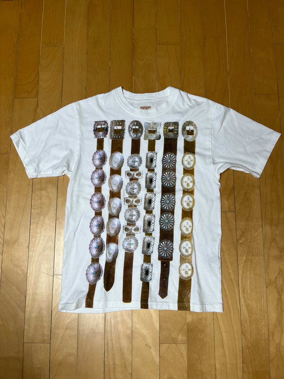 캐피탈 20 크루 티셔츠 화이트 s사이즈 상품이미지1