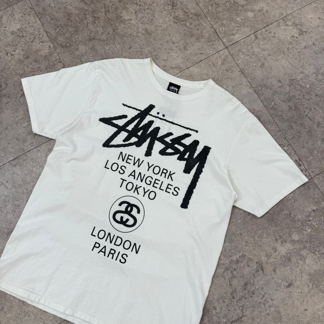 스투시 화이트 반팔티 #csz64 상품이미지2