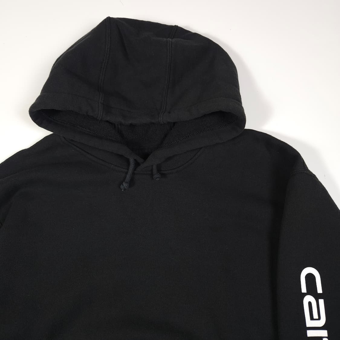 칼하트 스펠아웃 후드티 블랙 상품이미지2