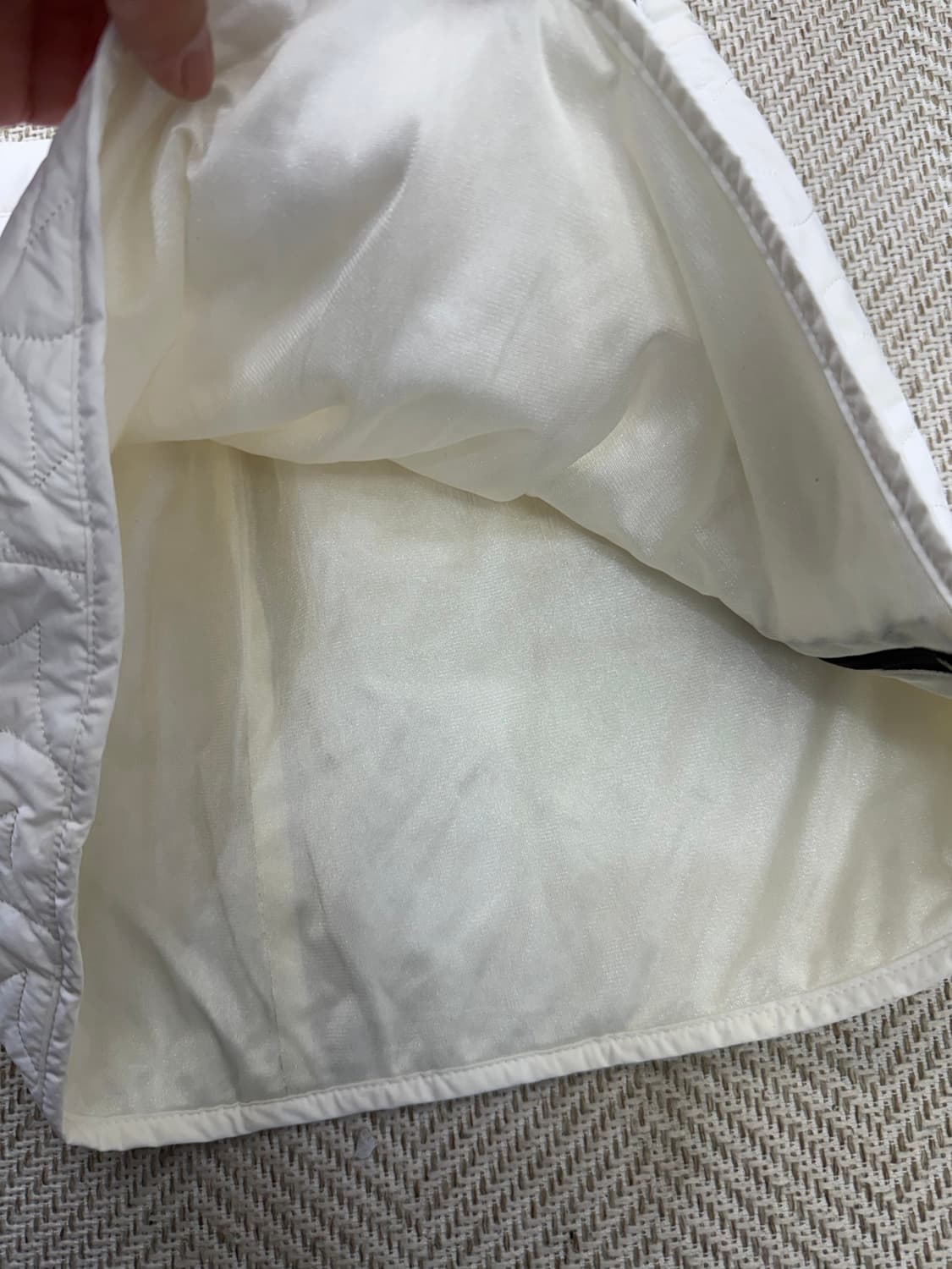 정품) WAAC 왁 골프 화이트 퀼팅 스커트 2(26) 상품이미지5