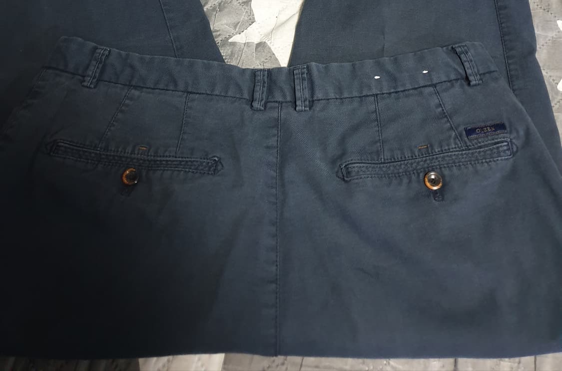 올젠 마이크로조직 스탠다드 치노팬츠 다크네이비 (34) 상품이미지3