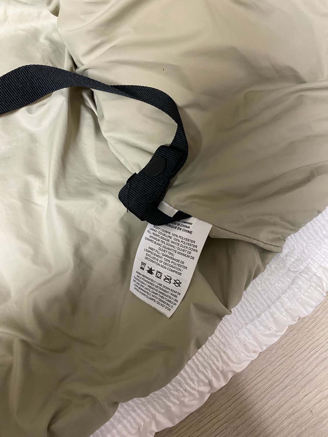나이키 크롭 화이트 숏푸퍼 (북미판) 상품이미지5