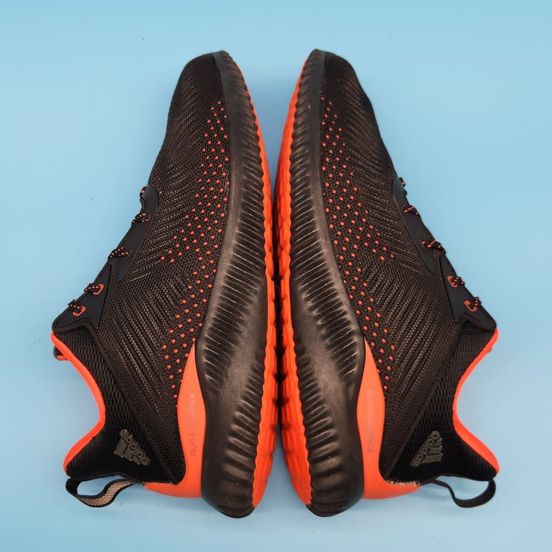 oo 아디다스 알파바운스  블랙 오런지 운동화290 상품이미지5