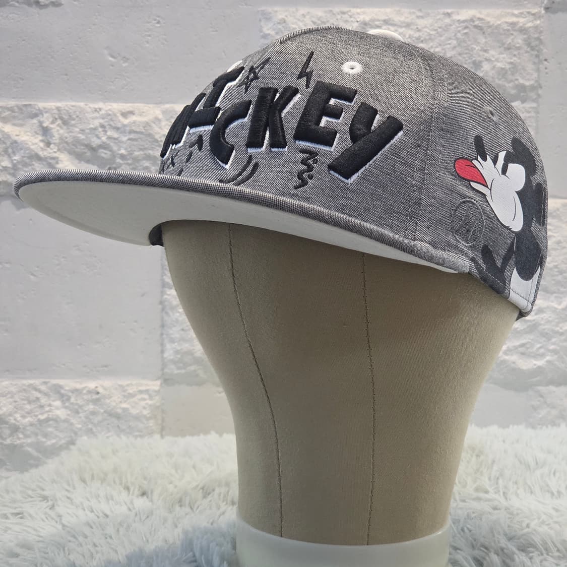 L5-4:디즈니 미키마우스 그레이 스냅백(56-59) 상품이미지3