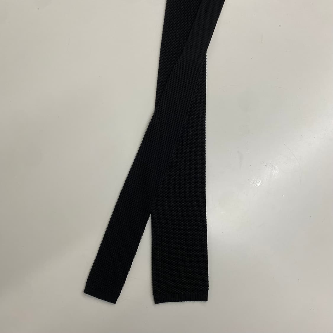 니트 블랙 넥타이 7.6cm 상품이미지2