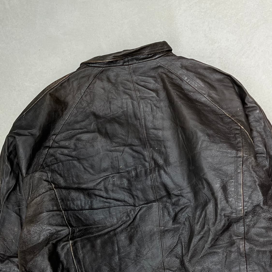 윌슨 레더 브라운 자켓 s09189 상품이미지5