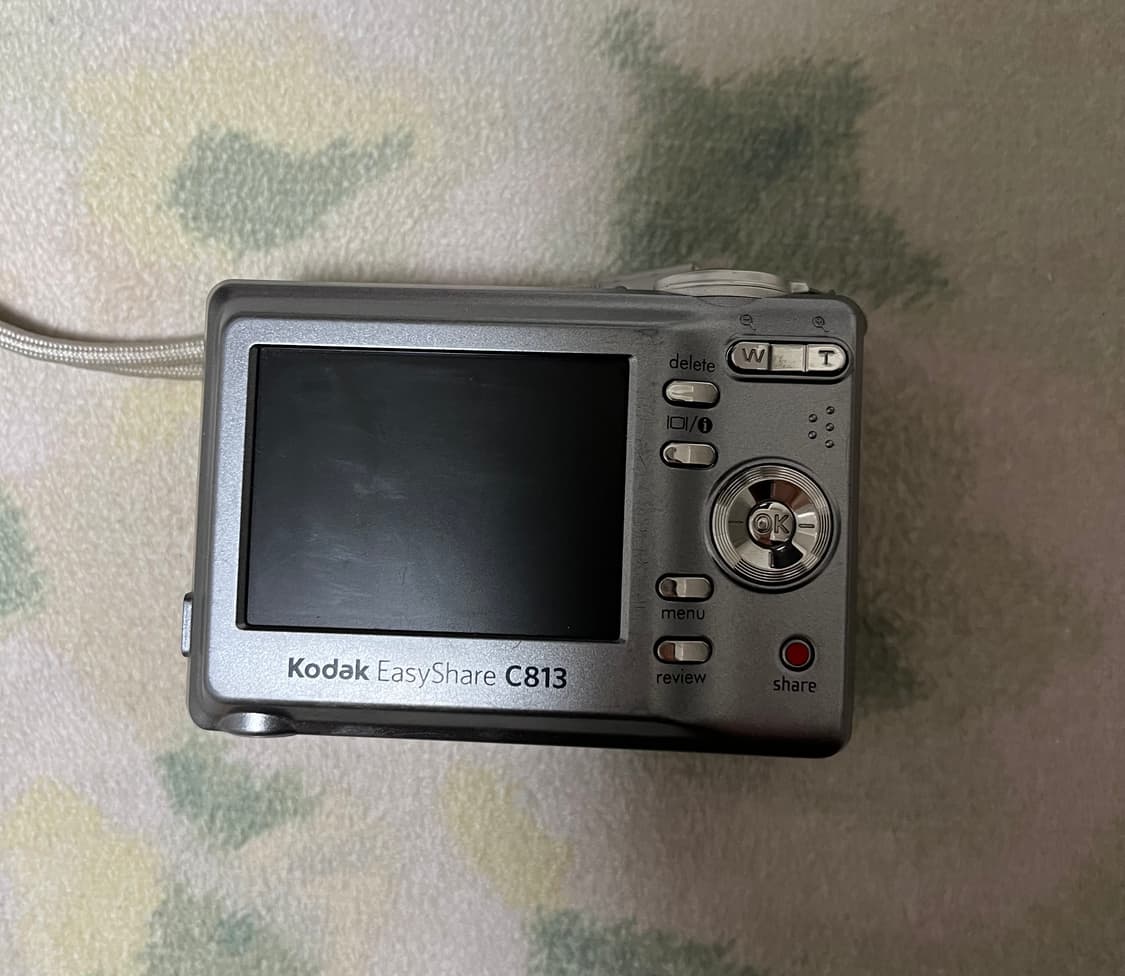 코닥 이지쉐어 c813 클래식 실버 빈티지 카메라 디카 상품이미지2
