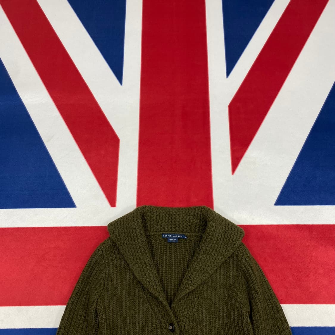 폴로 숄카라 가디건 여성 M  상품이미지2