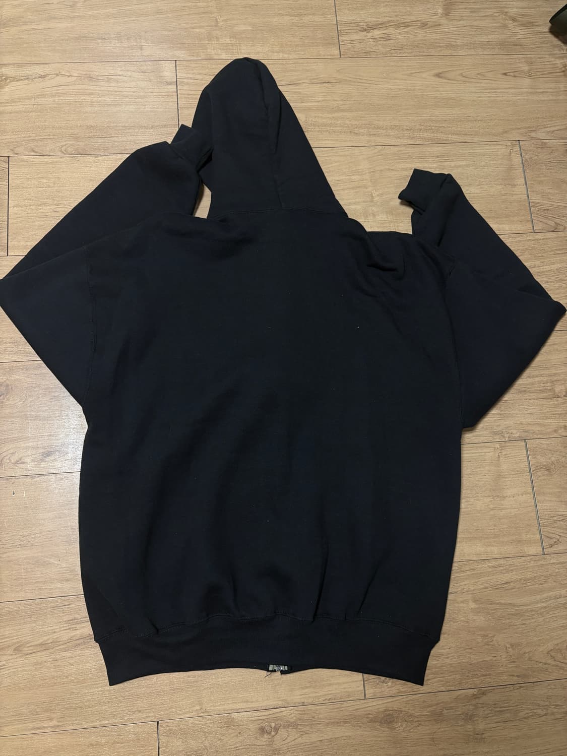 90s 러셀 후드집업 블랙 xxl 상품이미지4