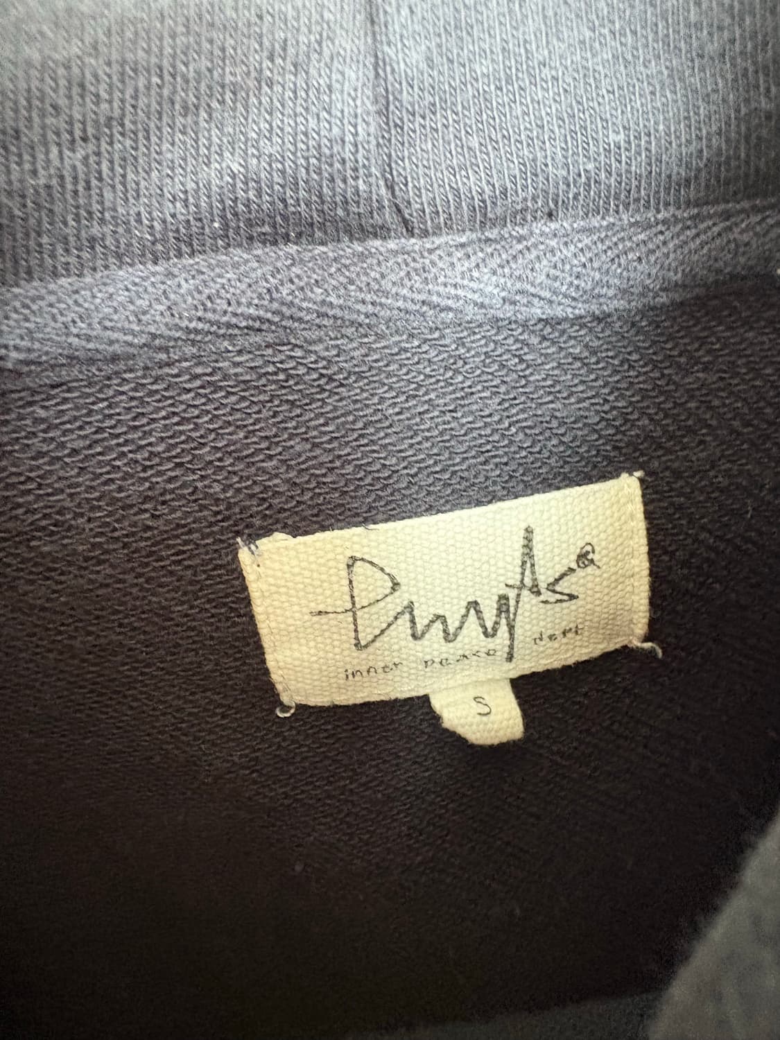 Phyps 핍스 먼데이루틴 스티치 후드 S 네이비 상품이미지5