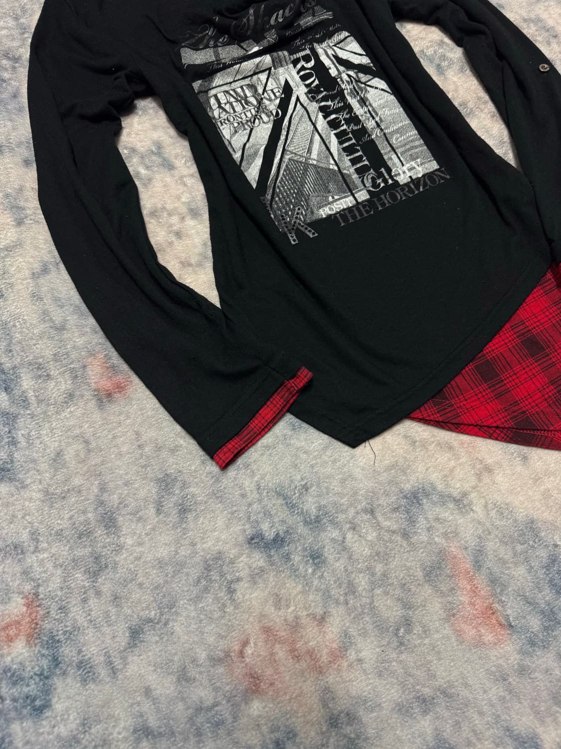 Beaumere 00s drape layered cut sew 상품이미지5