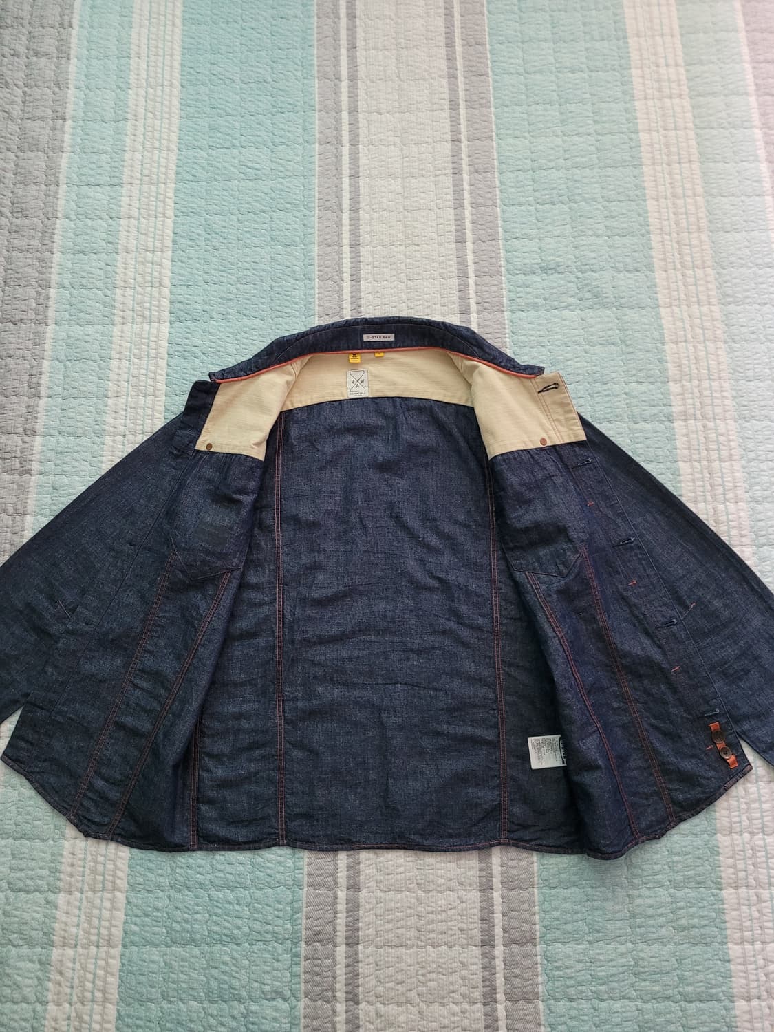지스타로 Gstarraw. 에센셜 밀리터리 데님셔츠. 95-100사이즈 상품이미지5