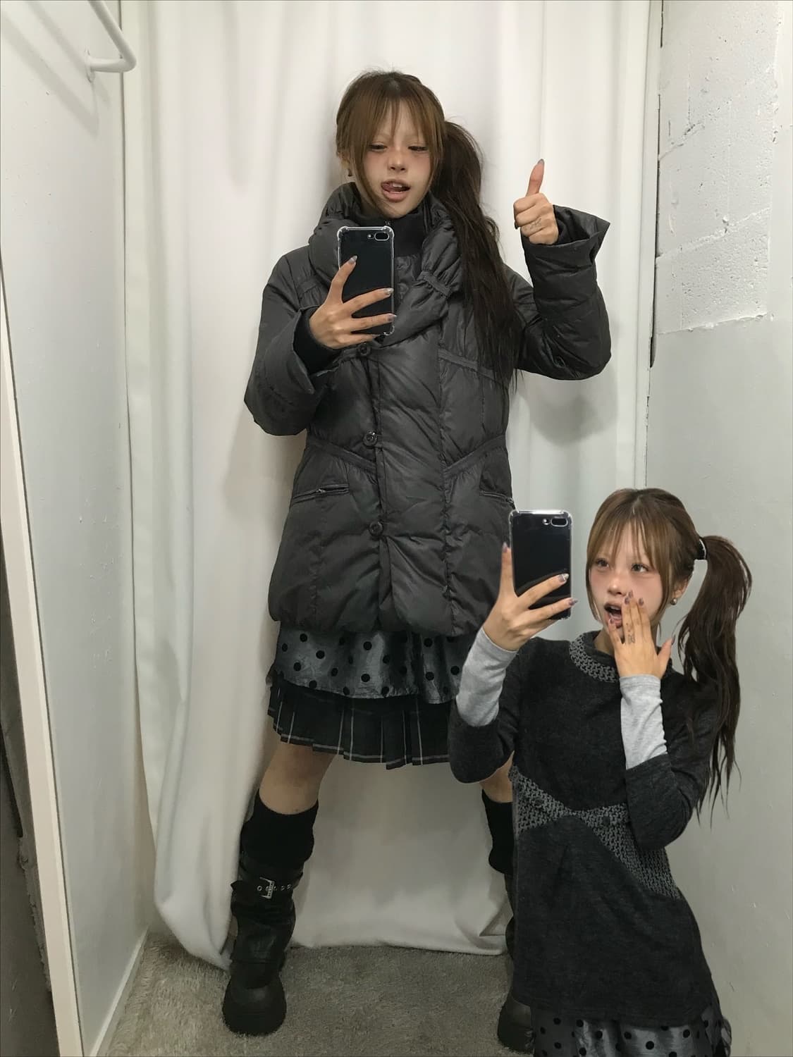 👻폼폼 패딩 코디 세트 👻 상품이미지1