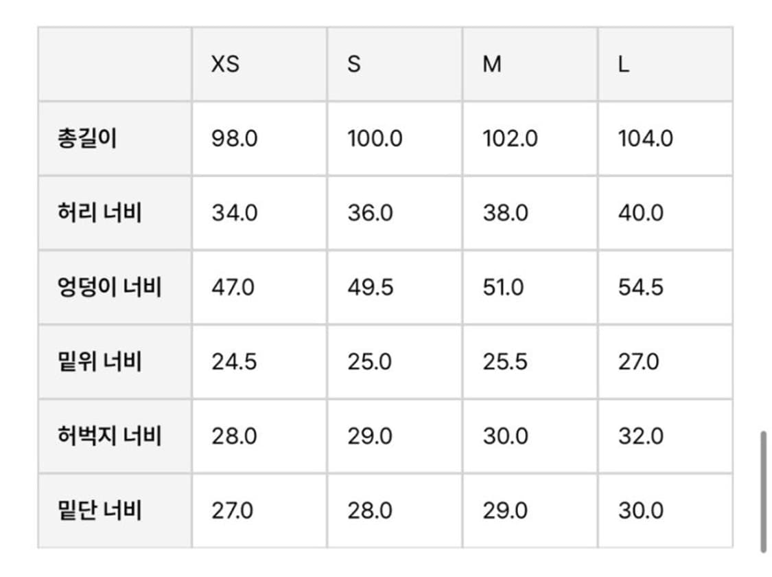 글로니 901 로우라이즈 와이드 데님 진 딥블루 청바지 S 상품이미지6