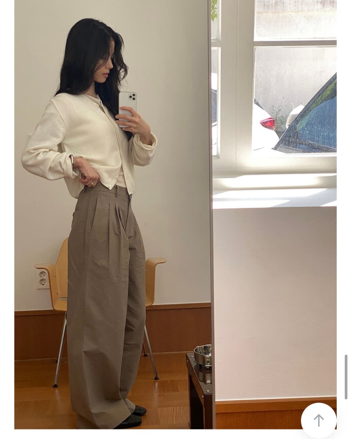 킨다베이지 바소 코튼 핀턱 팬츠 2장 묶음판매 상품이미지1