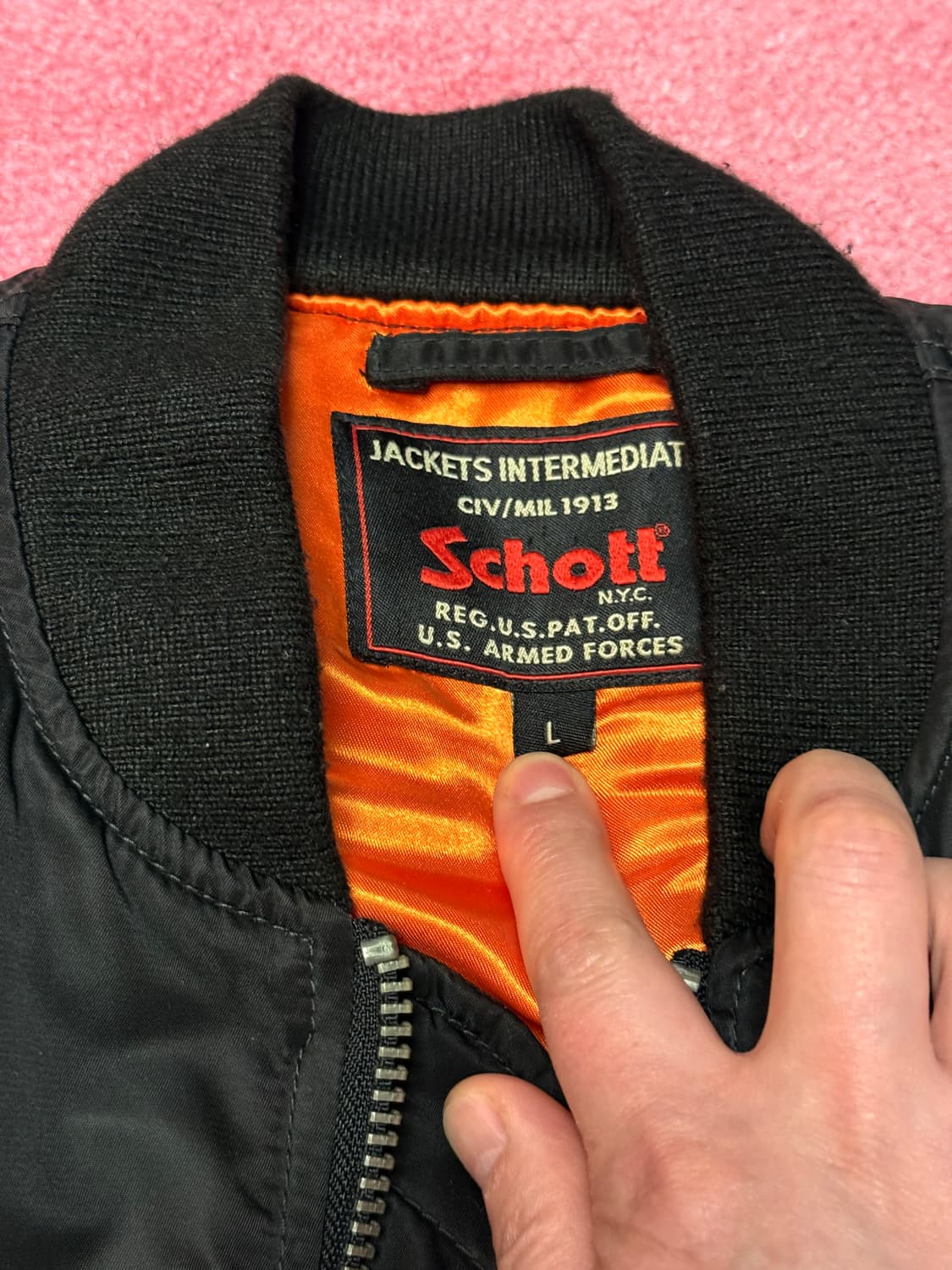 schott 쇼츠뉴욕 코만도 항공점퍼 판매해요 상품이미지8