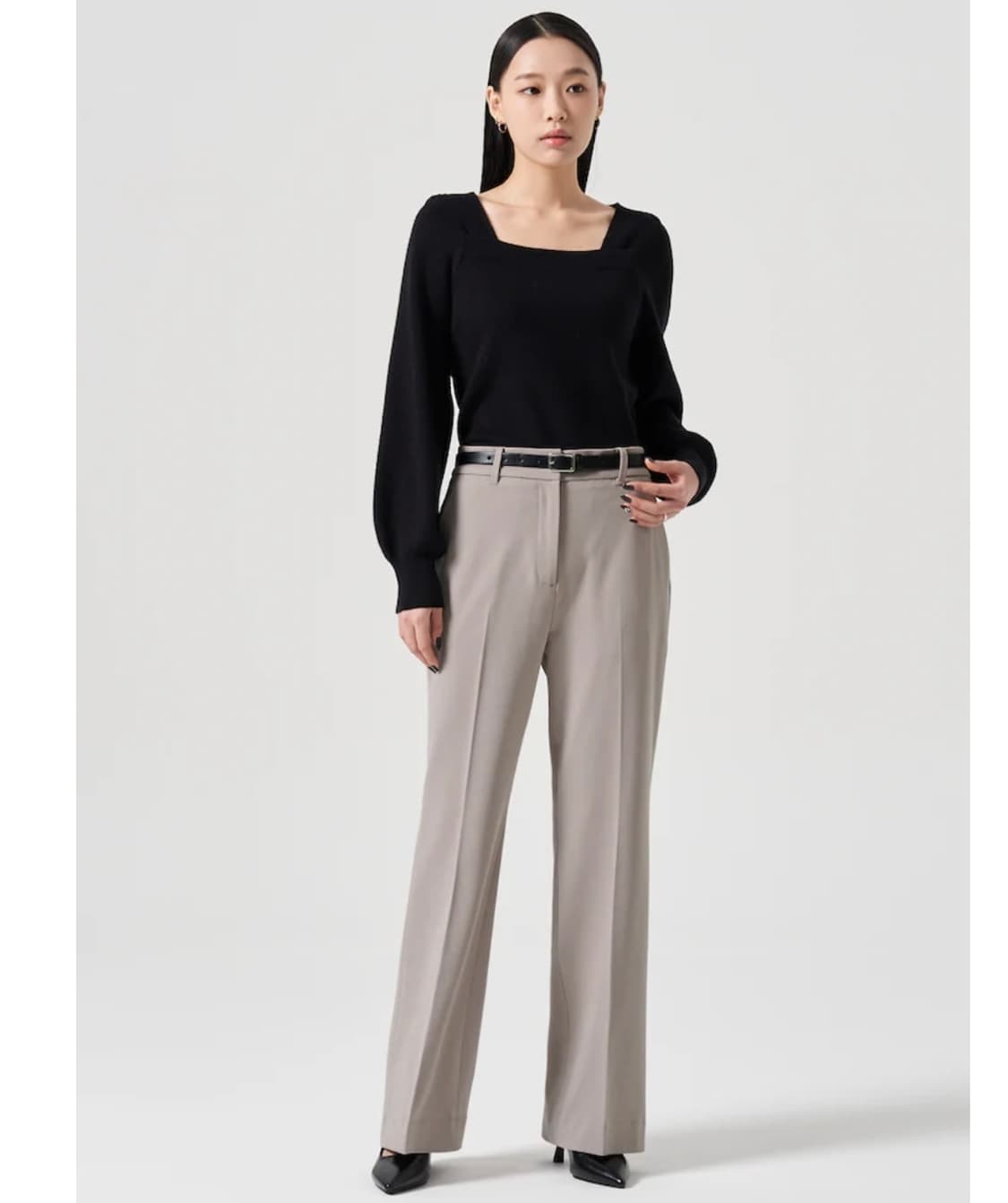 에잇세컨즈 스퀘어넥니트 L사이즈 상품이미지2