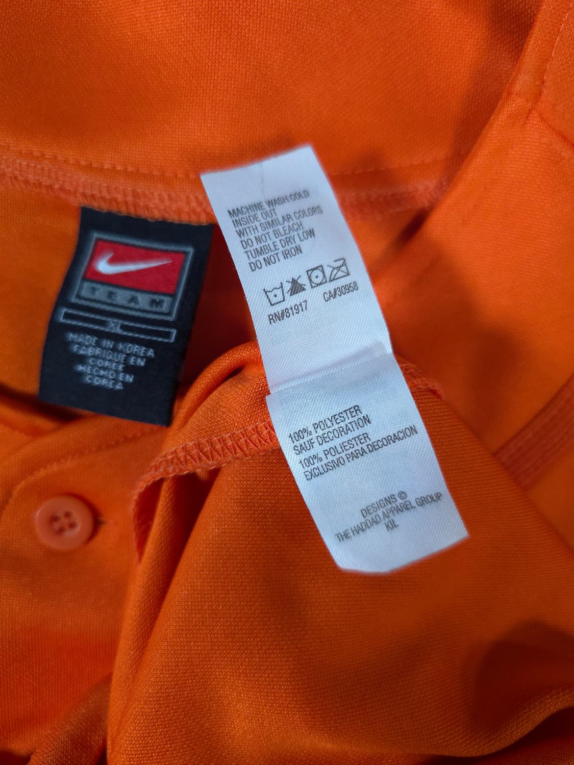 나이키 Nike Team 마이애미 허리케인스 야구 저지 반팔 자켓 유니폼 상품이미지7