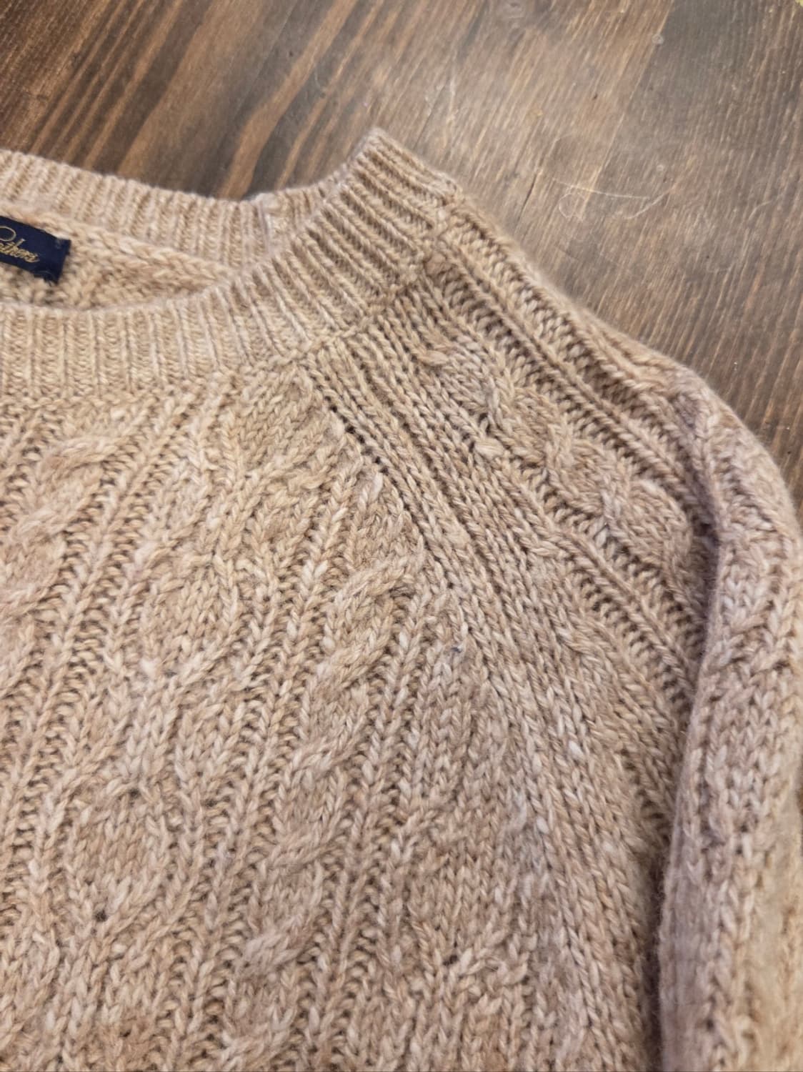 브룩스 브라더스 카멜헤어 케이블니트 상품이미지2