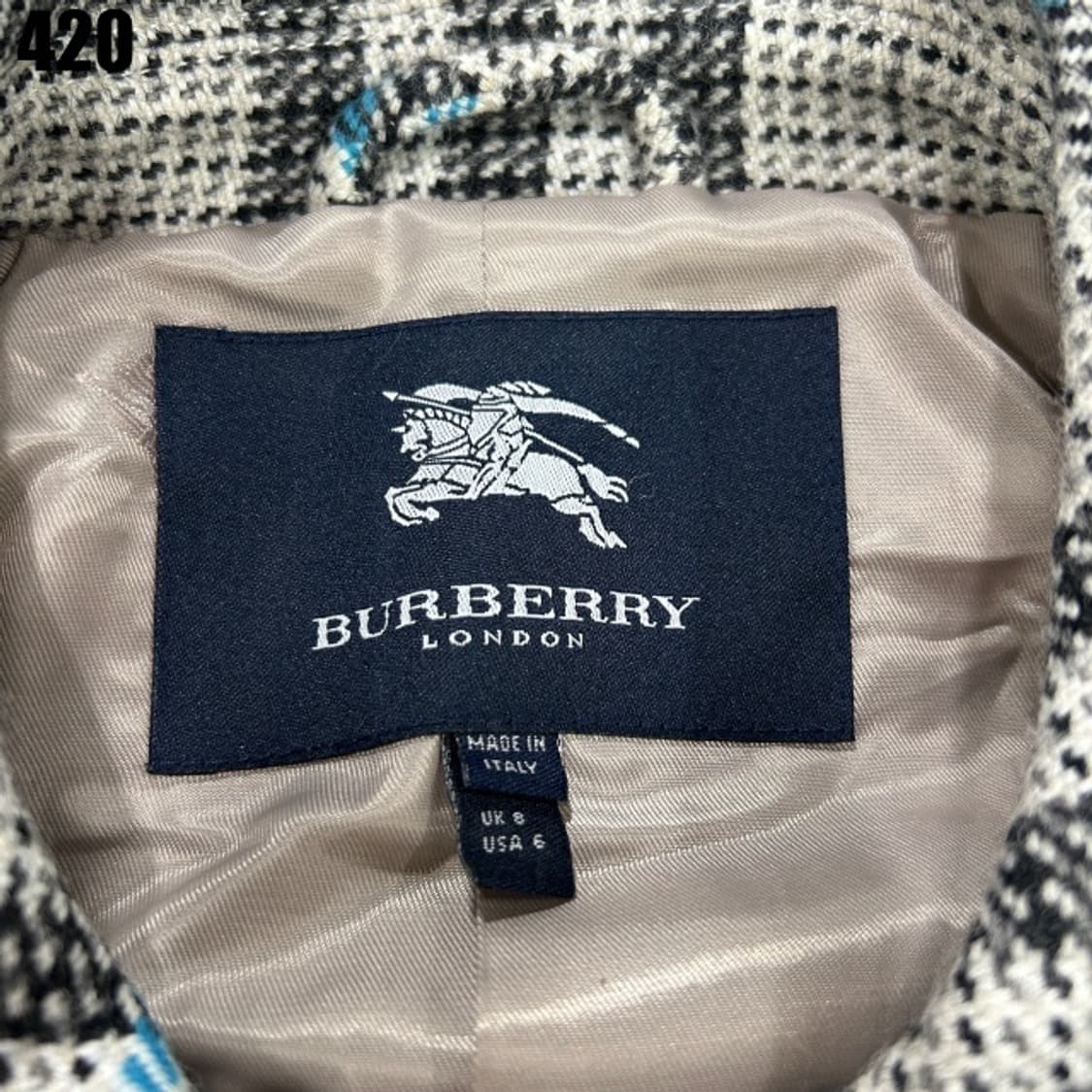 버버리 체크 롱코트  상품이미지2