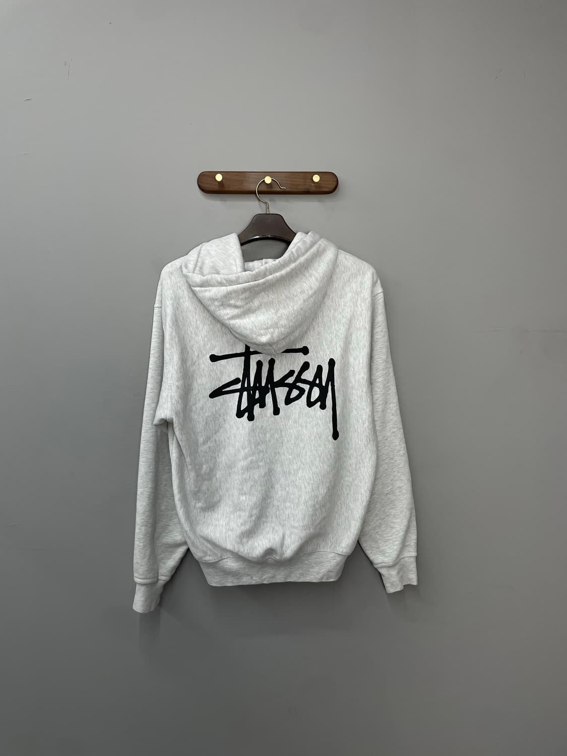 스투시 애쉬헤더 베이직 로고 후드집업 H1821 상품이미지4