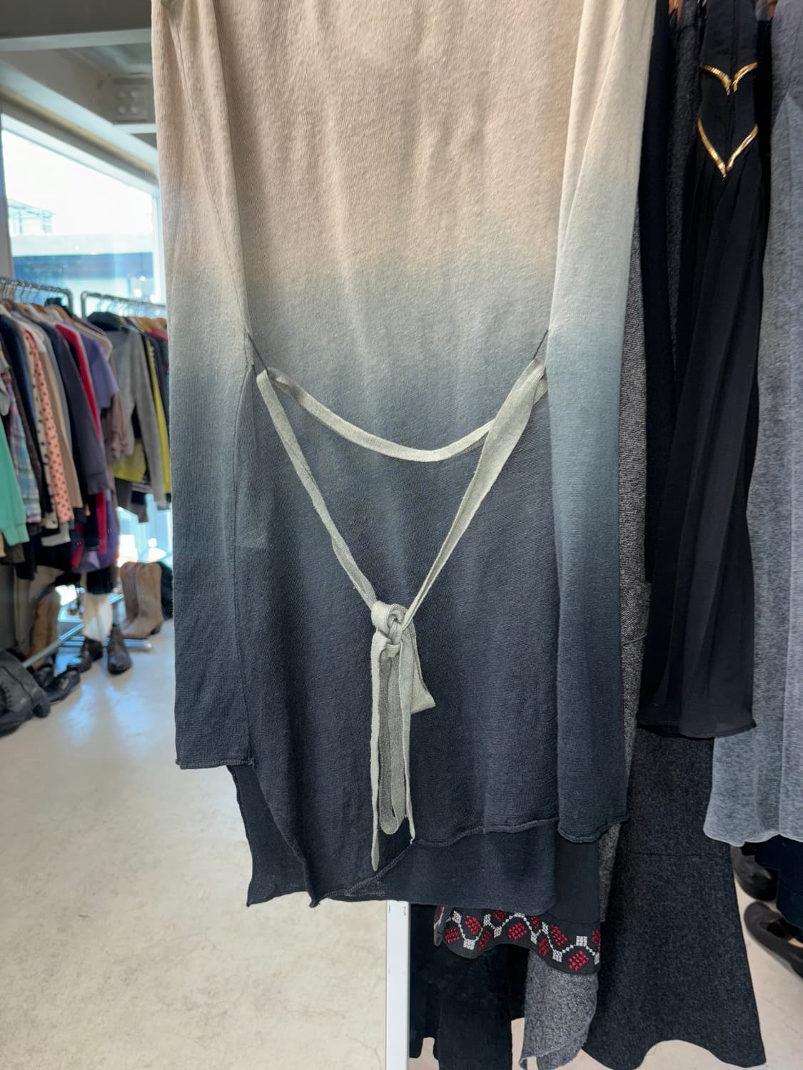 박춘무 드레이프 린넨 원피스 상품이미지5