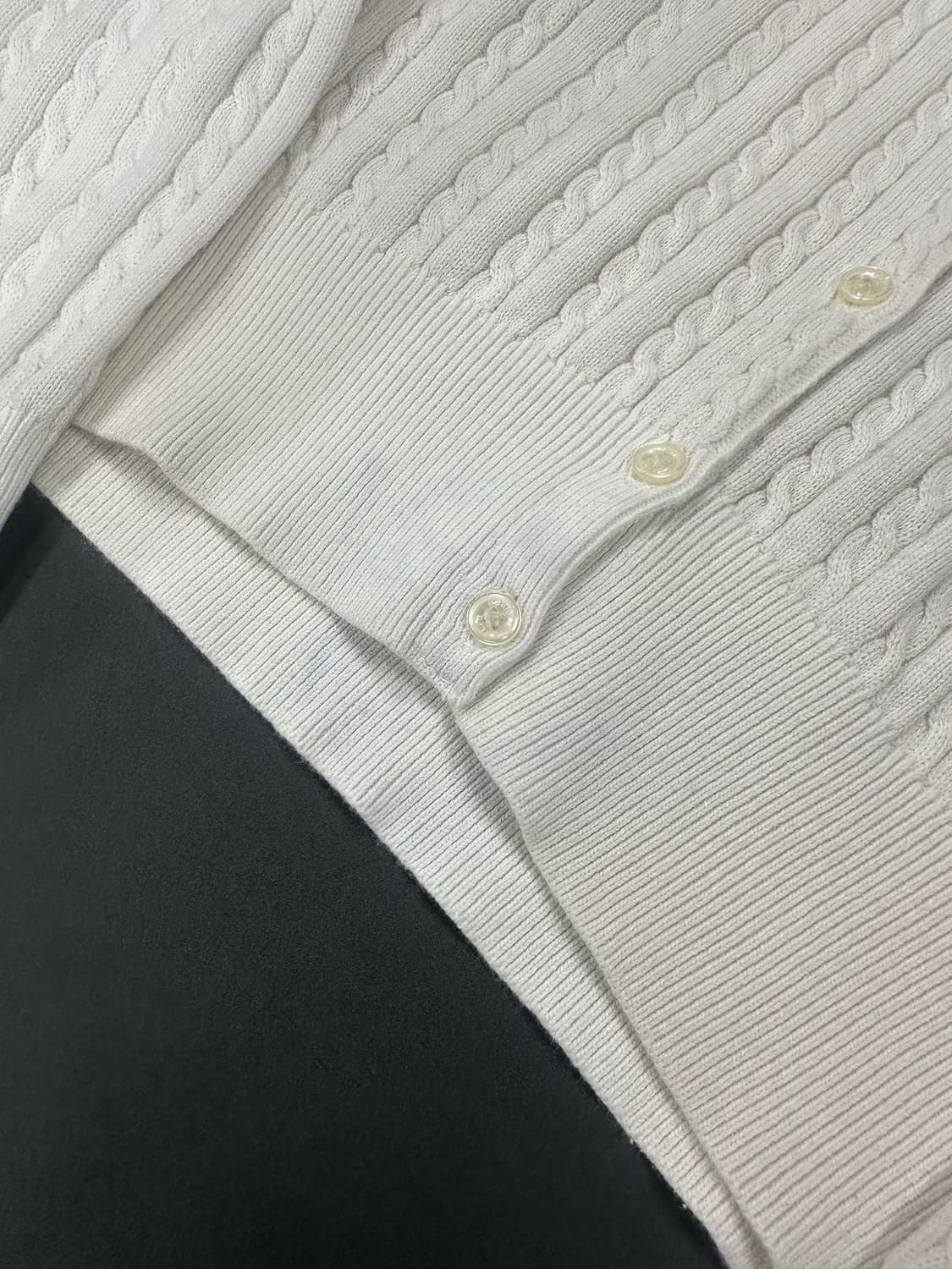 폴로 랄프로렌 꽈배기 케이블 니트 가디건 상품이미지5