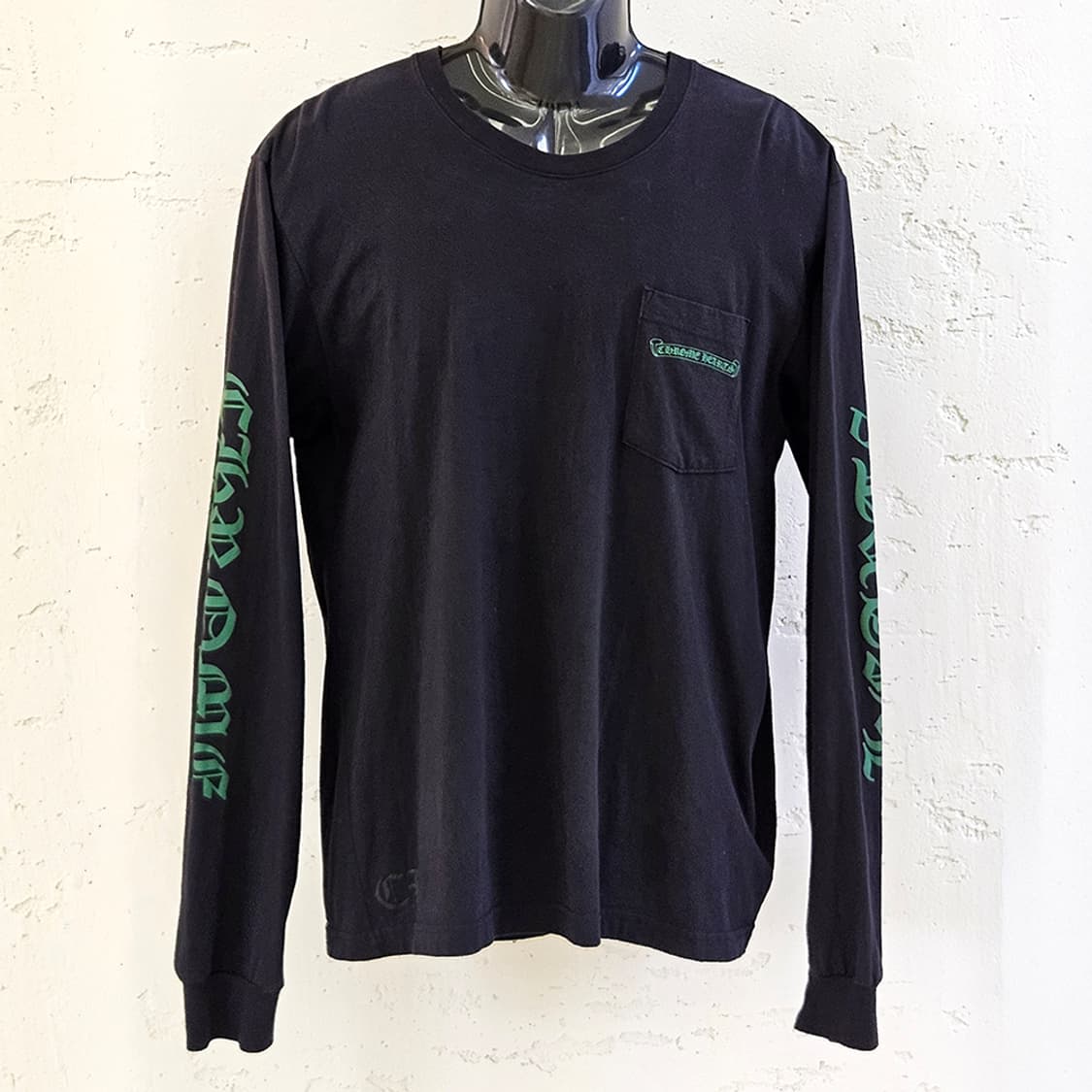 [L] 크롬하츠 롱슬리브 티셔츠 블랙 B1210N108 상품이미지1
