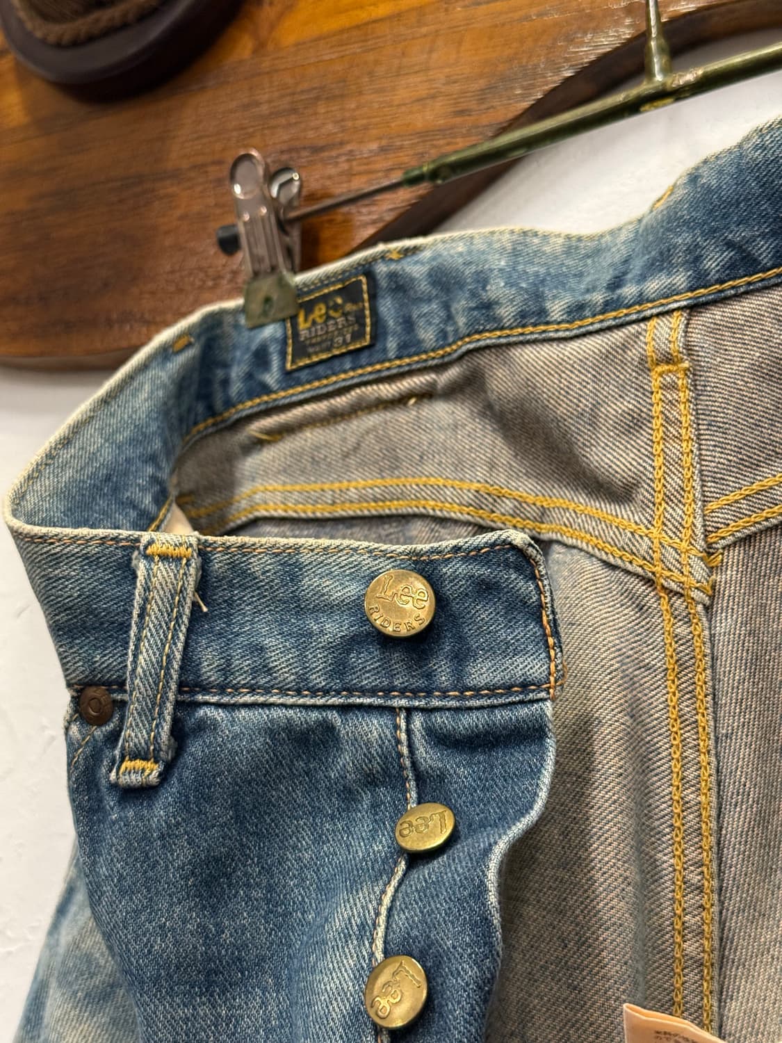 (30inch) Lee RIDERS 리 Selvedge Denim Jea 상품이미지8