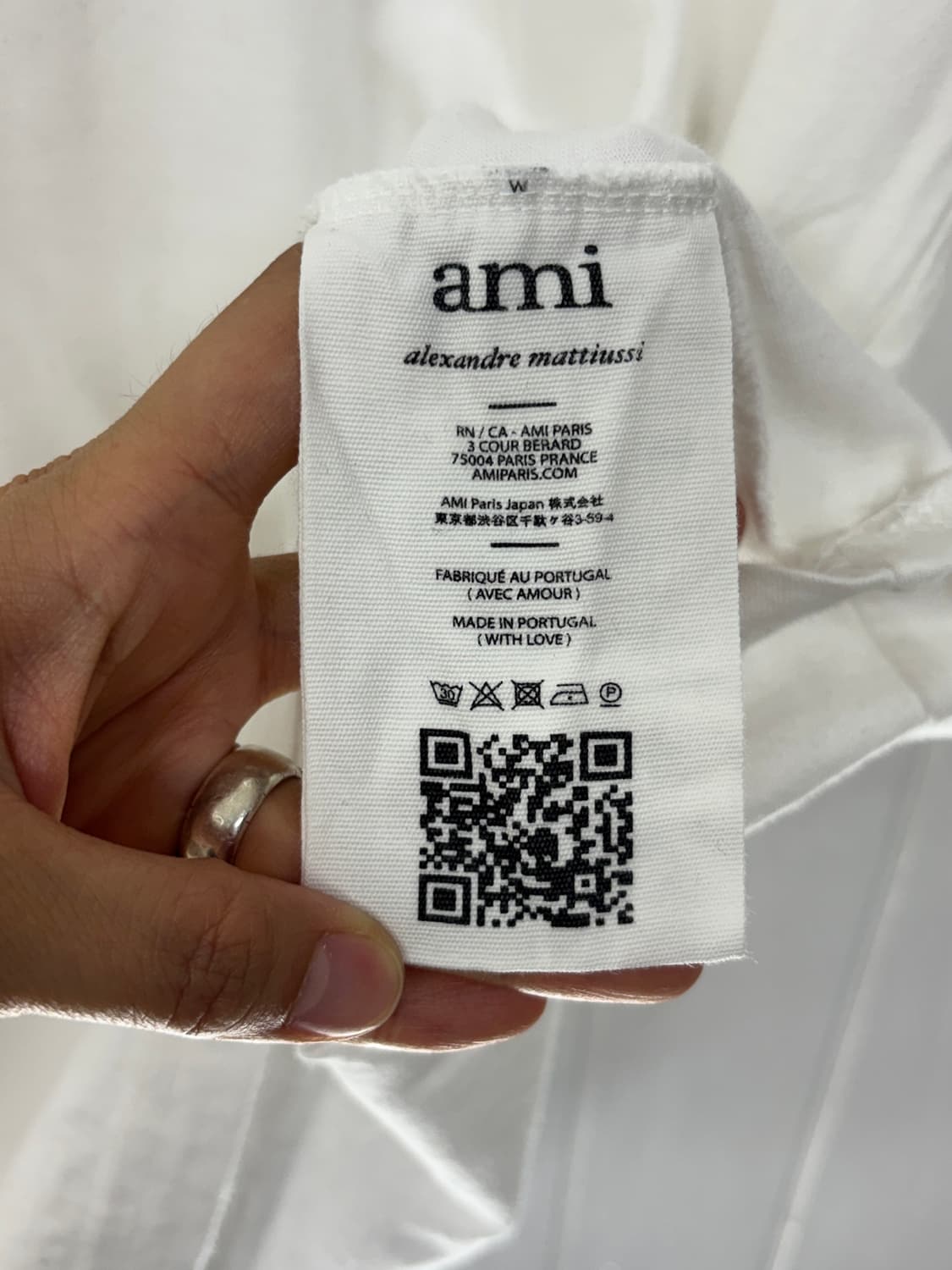 ami 아미 하트로고 자수 반팔  상품이미지9
