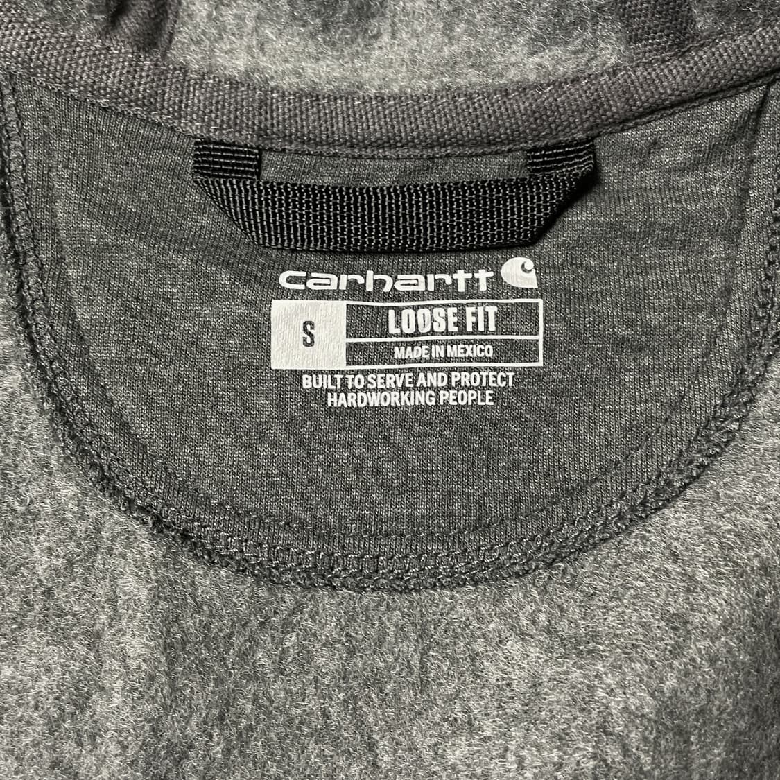 CARHARTT 칼하트 빈티지 그레이 기모 후드집업 A00436 상품이미지9