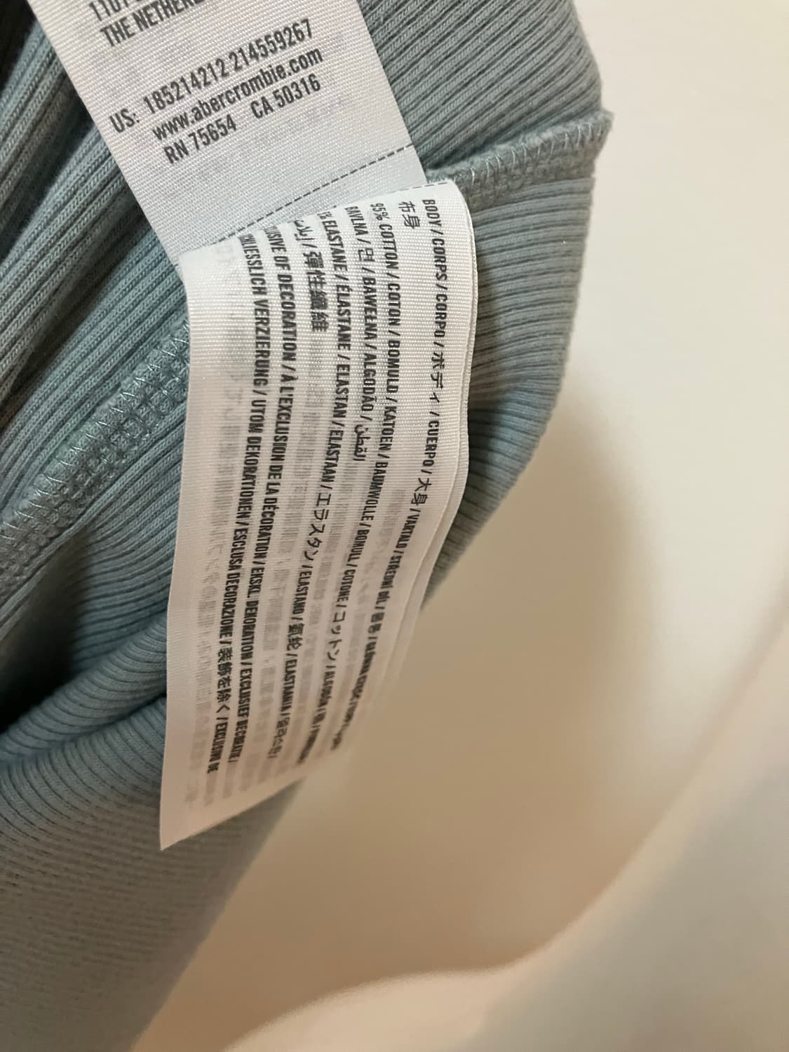 아베크롬비 스냅버튼 롱슬리브티셔츠 y2k 상품이미지5