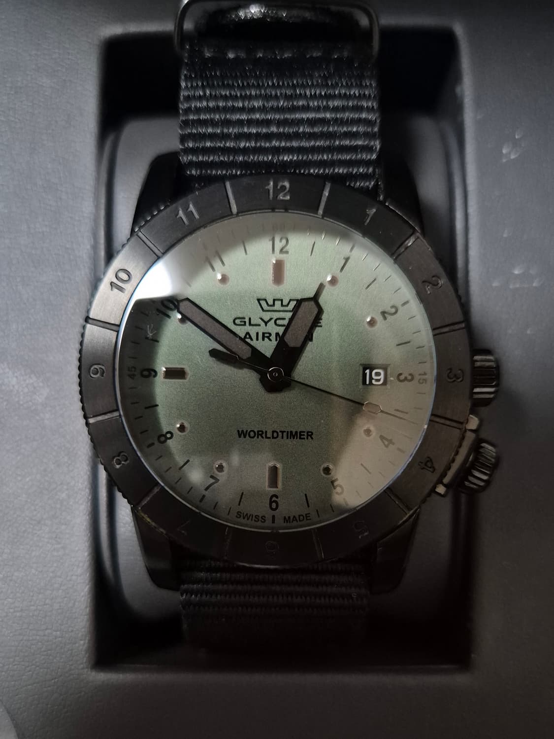 [GLYCINE] 글라이신 에어맨 월드타이머 스텔스 시계 상품이미지1