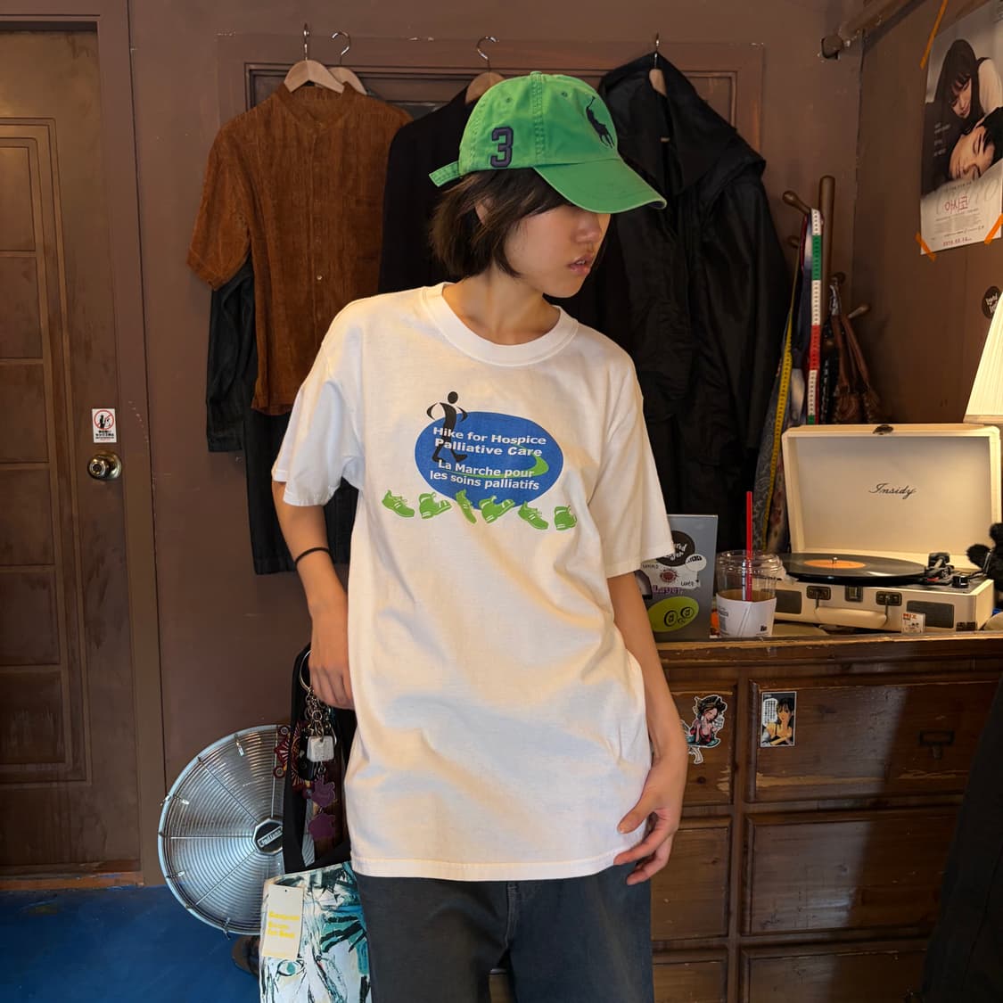 00s Hike for hospice 빈티지 프린팅 티셔츠 상품이미지2