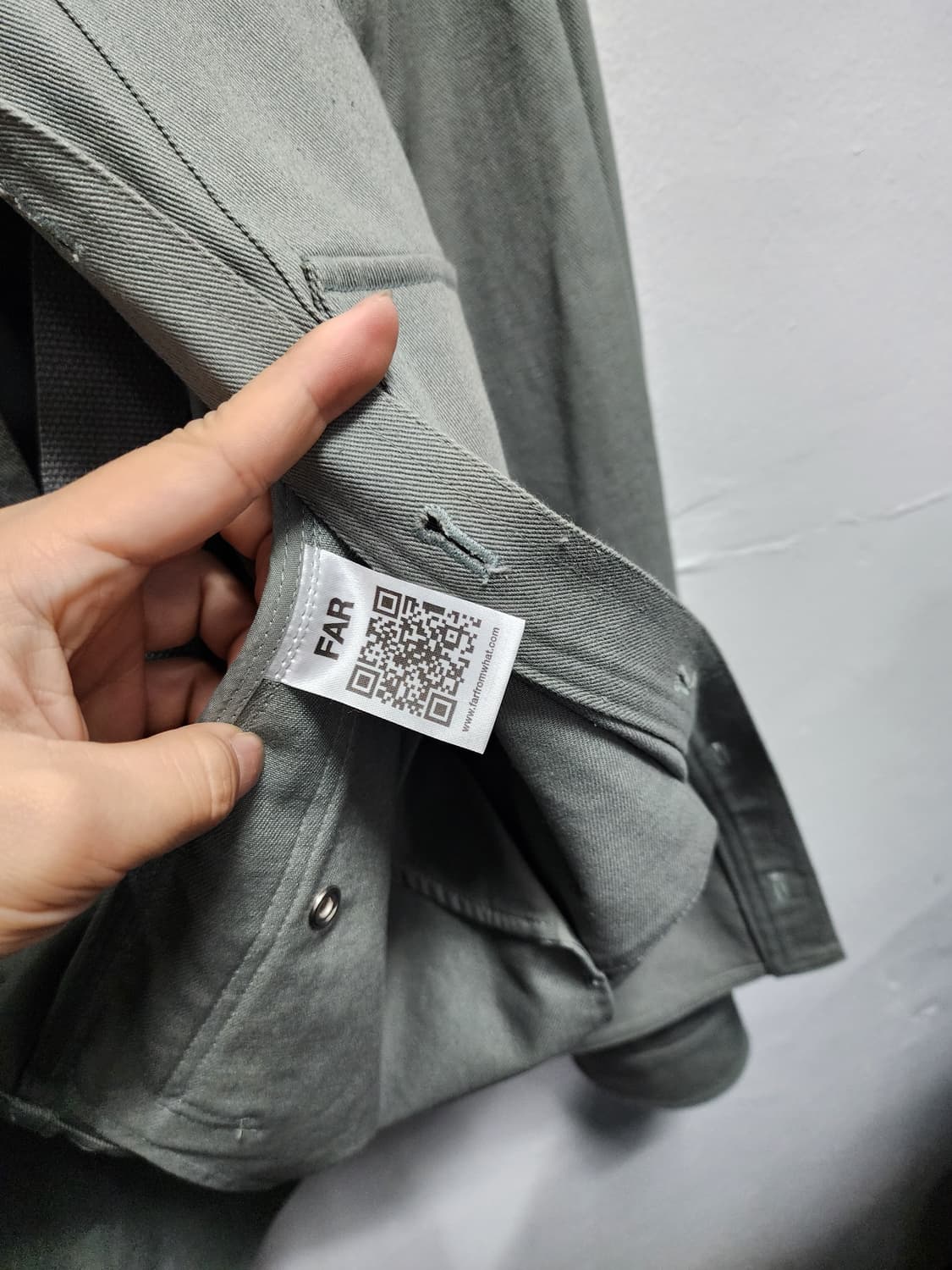 파아카이브 프론트 오버셔츠 자켓 s 상품이미지9