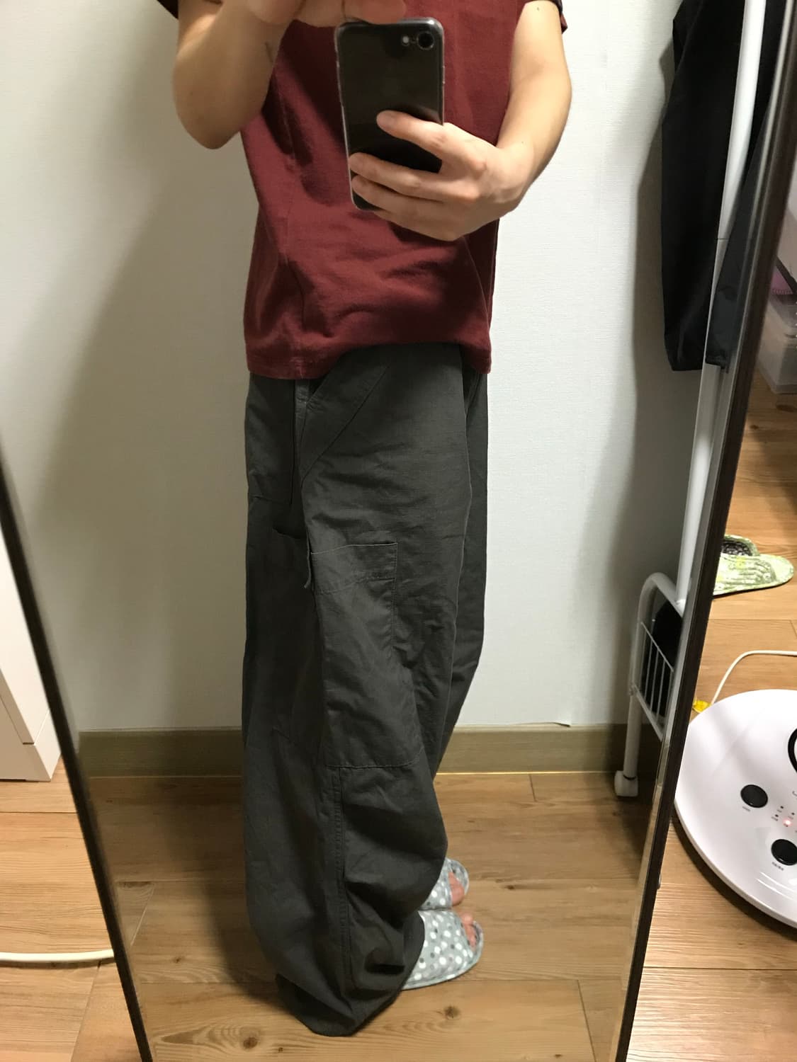 차콜 카고팬츠 상품이미지3