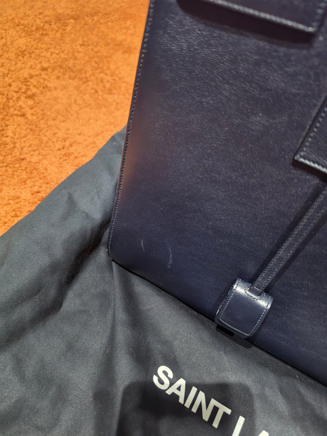 생로랑 샥드쥬르 네이비 라지 상품이미지2