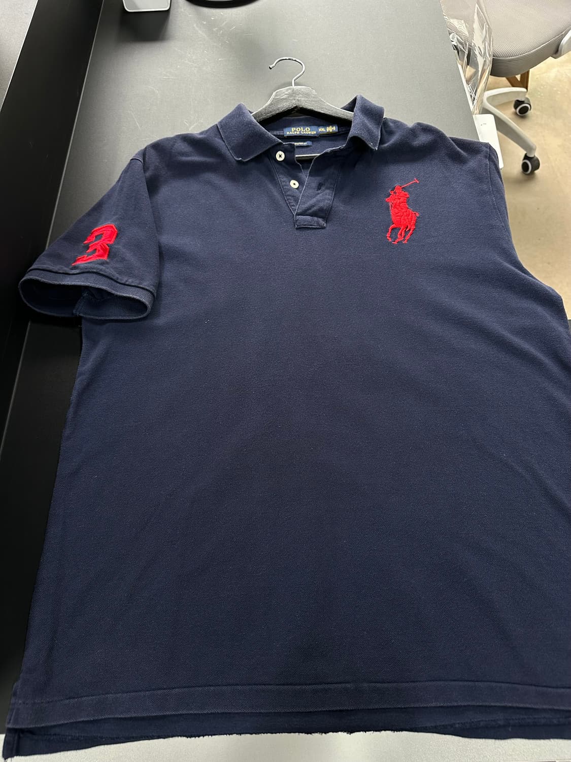 폴로랄프로렌 빅포니 넘버링 PK반팔티 네이비 상품이미지4