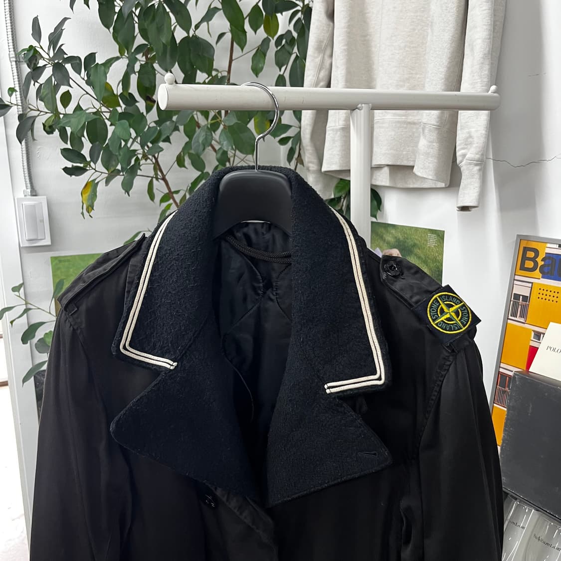 스톤아일랜드 벨티드 트렌치코트 M 상품이미지2