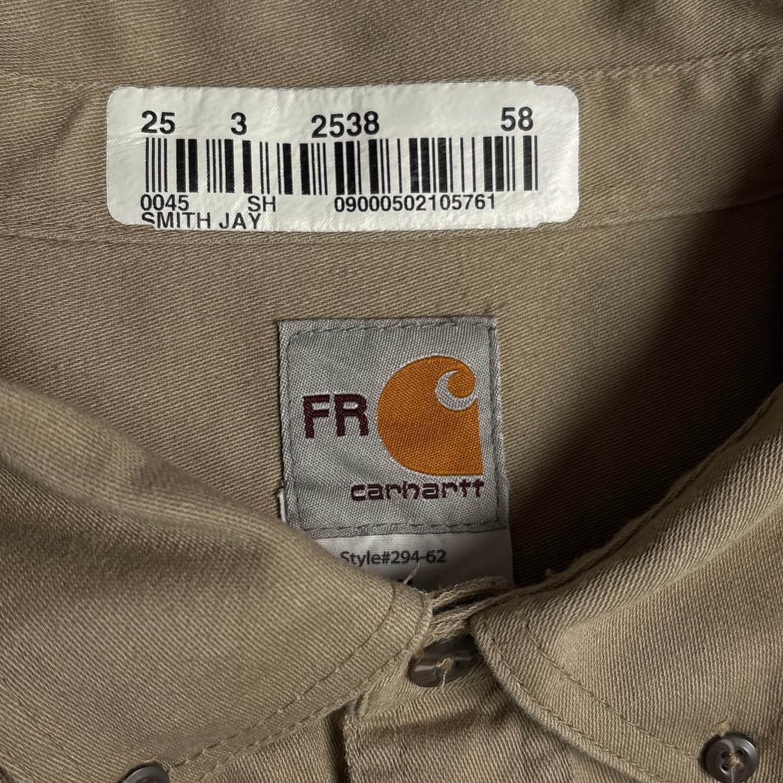 칼하트 워크셔츠 상품이미지5