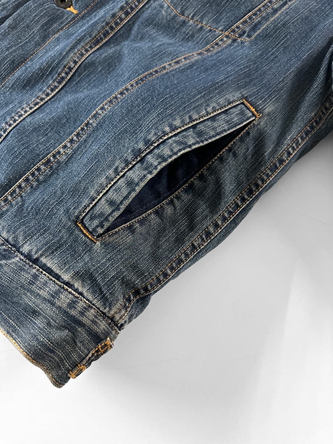 90~00s 빈티지 엘엘빈 쉐르파 데님 트러커 자켓 상품이미지7