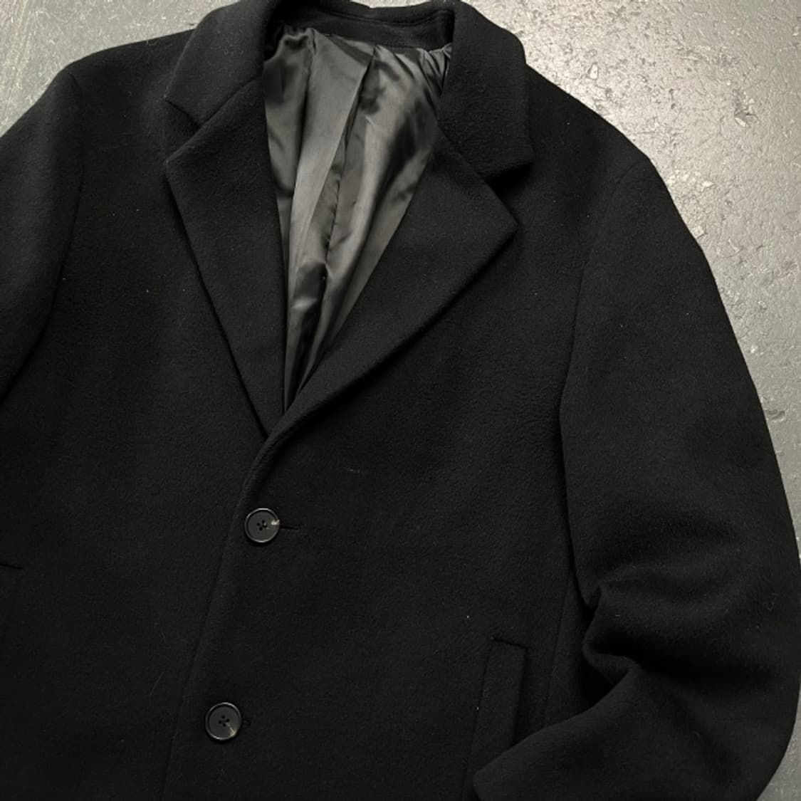 95-100 무신사 스탠다드 캐시미어 싱글코트  상품이미지2