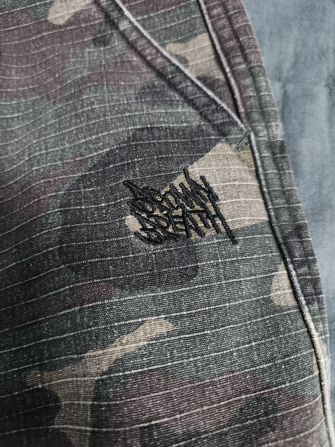 브라운 브레스 카고 카모 바지 사이즈 L 상품이미지4