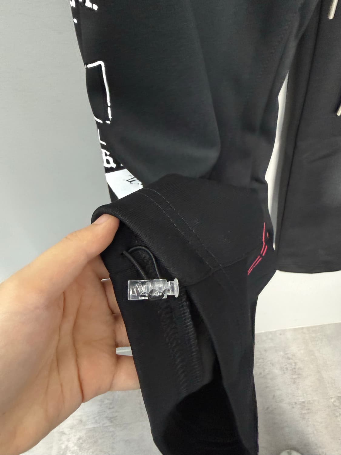 빈티지 십자가 패턴 스트릿 와이드 트레이닝 팬츠 H2912 상품이미지6