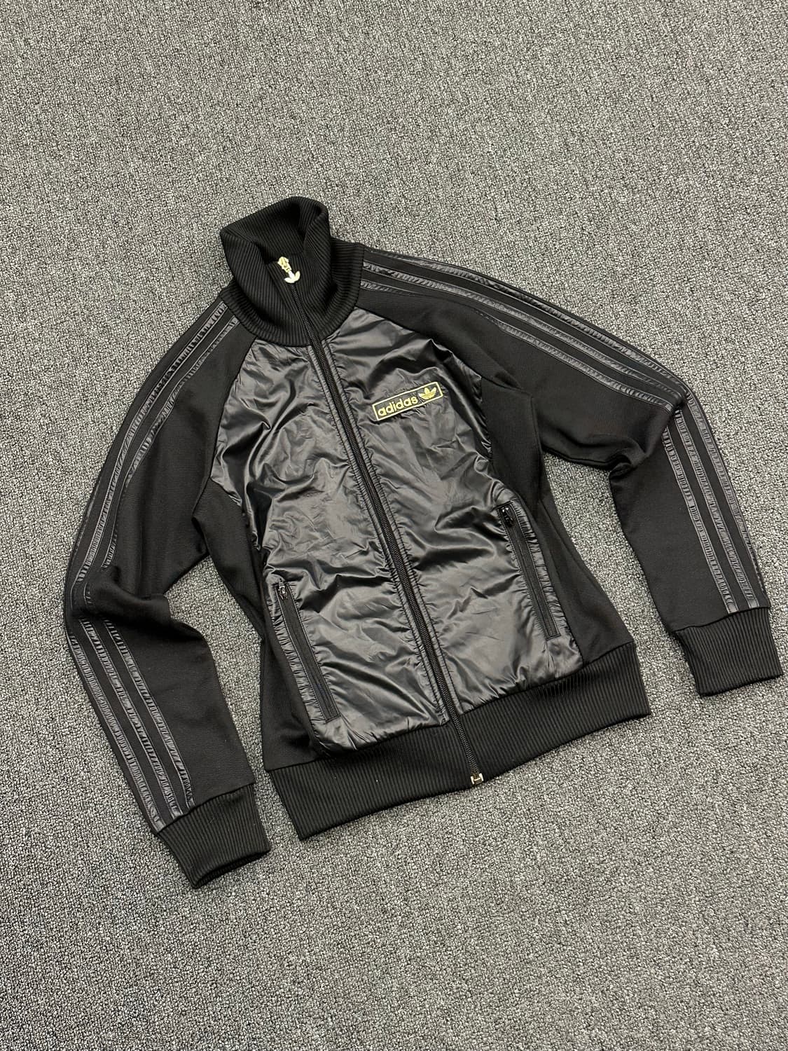 85)아디다스 빈티지 여성 검/골 트랙탑 져지 집업 상품이미지2