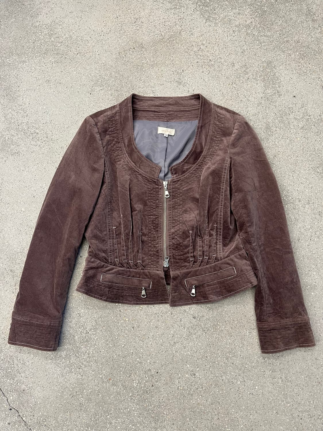 Passione 스웨이드 자켓 상품이미지1