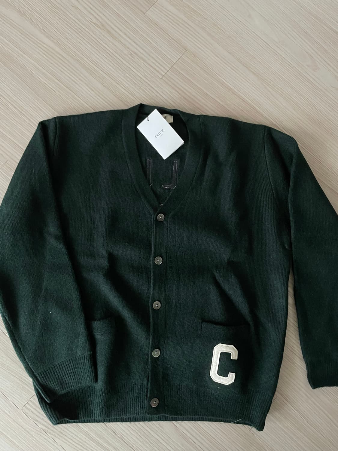 [새상품택O] 셀린느 컬리지 가디건 상품이미지3
