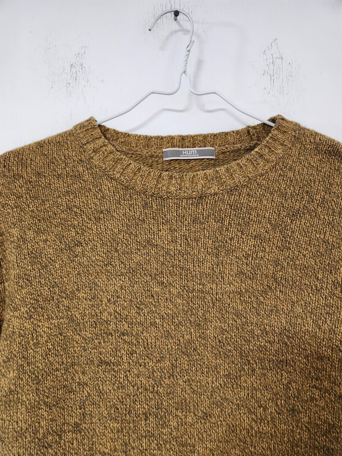 HUM 올리브 브라운 니트 스웨터90 상품이미지2